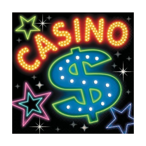 Casino Luncheon Napkins