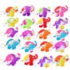 Roaqua 30 Packs Bulk Elephant Push Rainbow Bubble Mini Pop Fidget for Boy Girls Kids,Birthday Party Favors Supplies Classroom Summer Student Graduation Prize Gifts