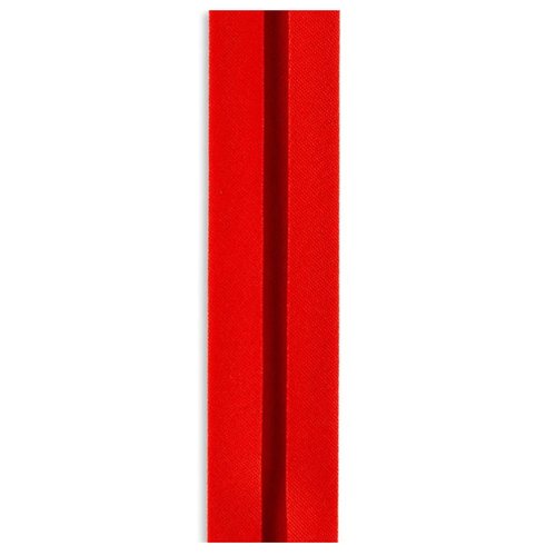 Red Single Fold Bias Tape for Sewing, Binding Tape, Seaming, Binding, Hemming, Piping, Quilting, 7/8 Inch 3 Yards