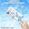 8 Sheets (96PCS) Ice Skating Skate Temporary Tattoos Theme Snow Winter Birthday Party Decorations Favors Supplies Decor Stickers for Kids Boys Girls Gifts School Prizes Rewards
