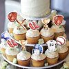 40 PCS Baseball Cupcake Toppers Double Sided Sports Game Baseball Players Cupcake Picks for Sports Baseball Theme Baby Shower Kids Boys Girls Birthday Party Cake Decorations Supplies