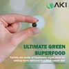 AKI Chlorella Superfood Supplement Tablets (250) | Green Superfood Fount of Vitamin B12, Iron, & Protein | Ideal in GMO Free & Vegan Friendly