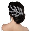 DIMNIE Wedding Hair Comb Sparkling Rhinestone Bridal Headpiece Silver Wedding Hair Accessories (silver 576)