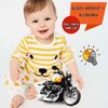 CYYSFIVQZ Die Cast Toy Motorcycle,Pull Back Motorcycle with Sounds and Lights 1:14 Friction Powered Kids Toy Cars,Motorcycle Toys Gift for Boys or Girls Over 3 Years Old Birthday Christmas (Black)