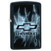 Zippo Lighter - Personalized Message Engraved on Backside for Chevy Chevrolet Windproof Lighter (Black Matte Z477)