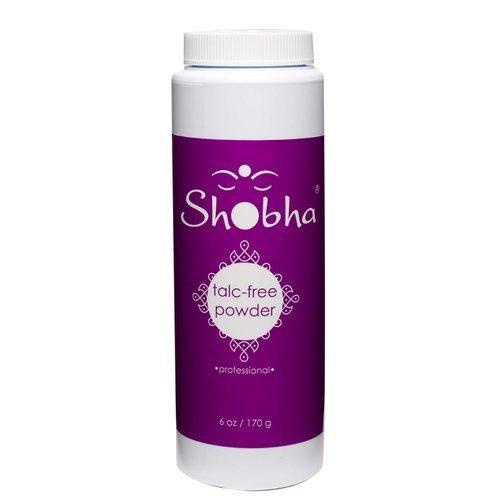 Shobha Professional Talc-Free Powder – Pre-Waxing and Sugaring Body Powder - Natural and Organic Ingredients - Control Under Arm Sweat Post-Wax, 6oz