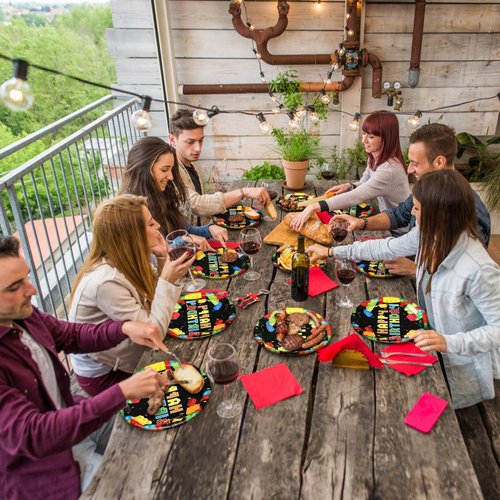 100 Pcs Building Block Party Supplies Building Block Party Plates Napkins Tableware Building Block Party Decoration Favor for Building Block Party Birthday Party (Building Block Party Style)