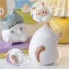 Cute Cat Stress Balls Squishy Toys,Foam Animal Shaped Stress Balls for Kids,Elastic Sensory Ball Party Favors Stress Relief Toy