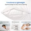 Guardmax Pillow Protector with Zipper Standard Size - (4 Pack) - Waterproof and Bed Bug Proof Pillow Covers - Pillow Cases Protect Against Allergens, Dust Mites, Bed Bugs, and Liquid Spills.(20 X 26)
