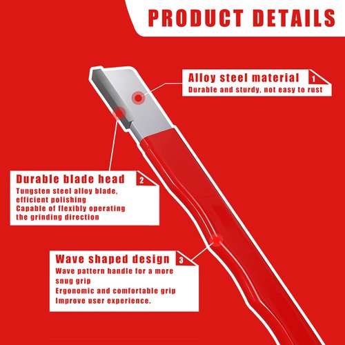 JYSFOVRLV Kitchen knife sharpener, gardening tool sharpener, sharpening stone, including gardening scissors, kitchen knives, outdoor tools, etc., red, set of 3