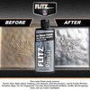 Flitz Metal Polish and Cleaner Liquid for All Metal, Also Works On Plastic, Fiberglass, Aluminum, Jewelry, Sterling Silver: Great for Headlight Restoration and Rust Remover, 3.4 oz