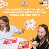 The Lunch Room Game - EAP Toy and Games, Board Game, 3-6 Players, Ages 8+, Teens, & Adults, Easy to Learn, Squishies, Lunch Trays, Food Fight, Game Night, Party Game, Family Game