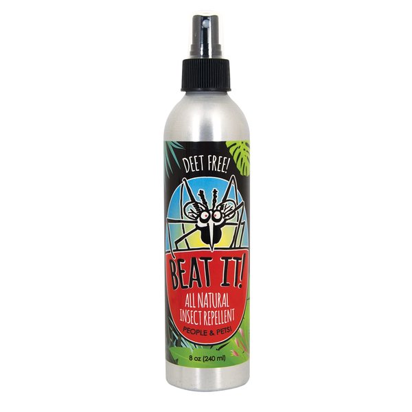 Beat IT! All Natural Deet-Free Insect Repellent (8 oz Aluminum Bottle)