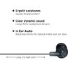 Panasonic ErgoFit Wired Earbuds, In-Ear Headphones with Dynamic Crystal-Clear Sound and Ergonomic Custom-Fit Earpieces (S/M/L), 3.5mm Jack for Phones and Laptops, No Mic - RP-HJE120-K (Black)