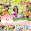 OZMI Kids Selfie Camera for 3-12 Years Old Girls, Christmas Birthday Toy Camera for Toddler with Screen Protector Case, Portable Children Camera for 3 4 5 6 7 8 Year Old Girls with 32GB SD Card - Pink
