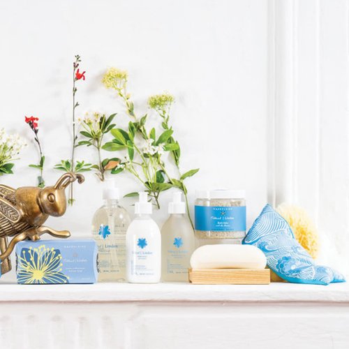 Provence Sante Shower Gel - Cleansing & Deep Nourishing Body Wash Extra Hydrating Dry, Rough Sensitive Skin Cleanses & Moisturizes 10.2 Oz (Linden)