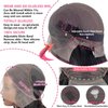 30 Inch 13x6 HD Lace Frontal Wigs Human Hair Pre Plucked Body Wave Lace Front Wigs Human Hair 180% Density Glueless Wigs Human Hair Wigs for Women