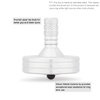 DjuiinoStar High Performance Spinning Top: Long Lasting (Best Record 11:39!), CNC Machined from Solid Stainless Steel, Great Time Killer, EDC Desktop Toy, for Serious Players