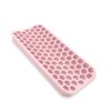 Small Silicone Pad for Curling Iron, Thicker Heat Resistant Silicone Mat for Hair Tools, Portable Hair Styling Tool Rest Holder for Straightener, Hair Dryer, Flat Iron (Pink)