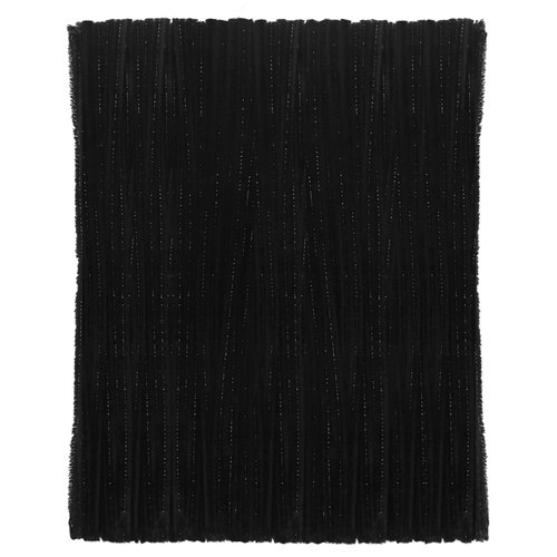 TOAOB 400pcs Pipe Cleaners Chenille Stems Black Pipe Cleaners 6mm x 12 Inch Pipe Cleaners for Art DIY Crafts Decorations
