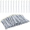 Gray Bobby Pins, METLUCK 200Pcs Gray Hair Pins Waves Bobby Pins Hair Accessories for Women, White Gray Hair (2.2inch/5.5cm)