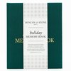 Holiday Memory Book (EMERALD, 105 Pages) by Duncan & Stone - Holiday Scrapbook Album for Christmas, Thanksgiving, & Other Holidays - Memory Holiday Photo Album