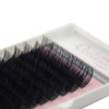 Qeelasee Faux Mink Silk Eyelash Extensions 0.03mm C Curl 12mm Semi-Permanent Individual Lashes Extension Professional Salon Use