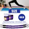 Ankle Resistance Bands with Cuffs Ankle Bands for Leg Booty Butt Lift Workout Equipment for Kickbacks Hip Leg Glute Fitness Training Exercise Bands with Ankle Cuffs for Men Women