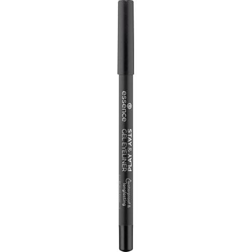 essence | Stay & Play Gel Eyeliner | Super Soft Gel-like Texture | Waterproof & Longlasting | Vegan & Cruelty Free (01 Black Raven)