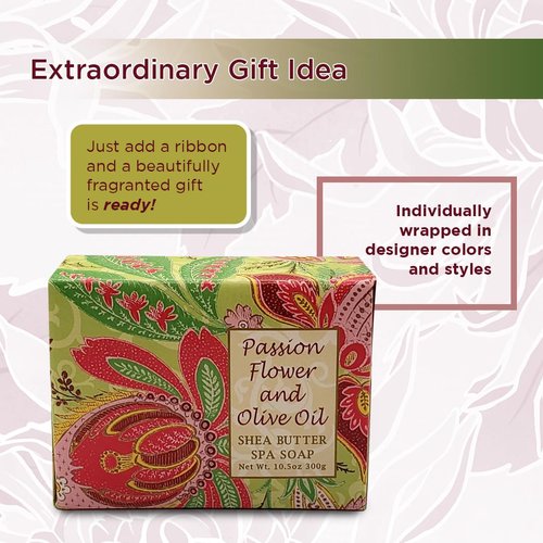 Greenwich Bay Trading Co. Botanic 10.5oz Soap, Passion Flower and Olive Oil