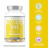 OmegaOne Omega-3 Fish Oil Supplement by NutraOne (90 500mg Fish Oil Pills)