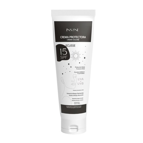 INSANE GLOW Eclisse Mineral Sunscreen SPF 15| Mineral Filters SPF 15| Broad Spectrum UBV/UBA, Niacinamide| Zinc Oxide| Matte Effect & Controls Shine. Water & Sweat Resistant. 3.38 fl. Oz