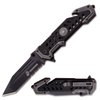 MTECH USA M-A1052BK Spring Assist Folding Knife, Black Blade, Black Handle, 5-Inch Closed