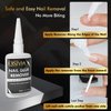 EXSIVIA Nail Glue Remover for Press On Nails, Acrylic Nails & Glue On Nails - 50mL Non-Acetone, Gentle & Odorless Debonder Serum