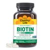 Country Life High-Potency Biotin 10mg - Vegan & Gluten-Free Biotin Supplement for Skin & Nails, Energy Metabolism - Biotin 10000mcg Capsules