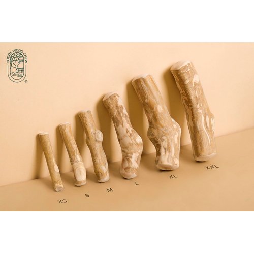 Buddy Wood Chew - Dog Chew Stick - Dog Chew Toy Pack - Puppy Chew Toys for Teething and Chewing XS (Single)