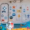 24 Pcs Ocean Cruise Door Decorations Magnetic Sailing Car Magnets Shark Fridge Magnets for Door Magnets Animal Magnets Turtle Crab Magnet Stickers for Car