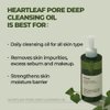 JMsolution Heartleaf Cleansing Oil - Deep Cleansing, Heart Leaf Water, Gentle Exfoliation, Hydration and Soothing, Non-Irritating, removes impurities, excess sebum, dead skin cells