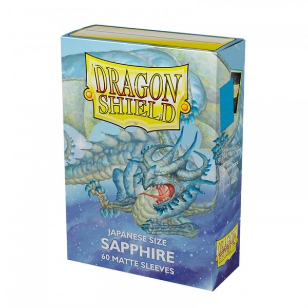 Dragon Shield – Matte: Sapphire (Tuquoise) 60 CT Japanese Size Card Sleeves - MTG Card Sleeves Smooth & Tough - Compatible with Pokemon & Magic The Gathering