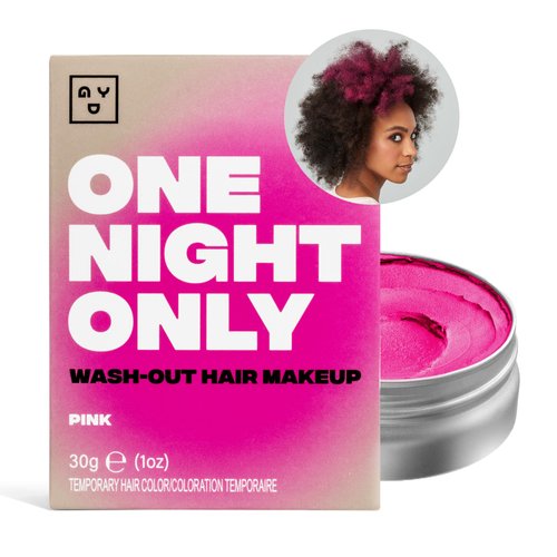 Good Dye Young - One Night Only (Pink) | Temporary Hair Color for Kids &amp; Adults | Hair Chalk Alte...