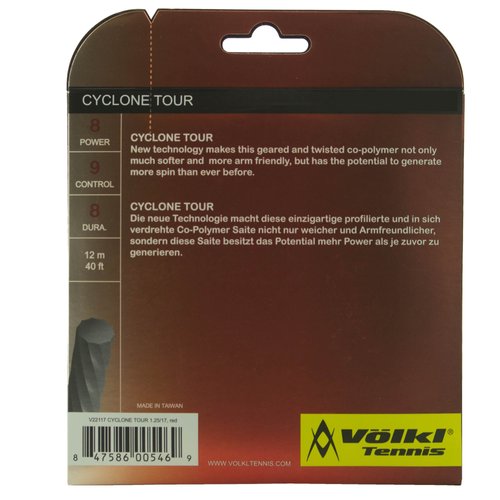 Völkl Cyclone Tour Tennis String Set-16G-Red