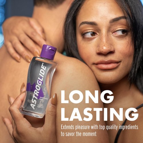 Astroglide Water Based Lube (5oz), Liquid Personal Lubricant, Sex Lube, Long-Lasting for Men, Women and Couples, Safe for Toys