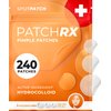 PatchRx Pimple Patches for Face (240 Patches), Hydrocolloid Acne Patches, Pimple Patch Pimple Stickers, Hydrocolloid Patch Acne Dots Acne Pimple Patches For Face, Zit Patches, Acne Spot Treatment