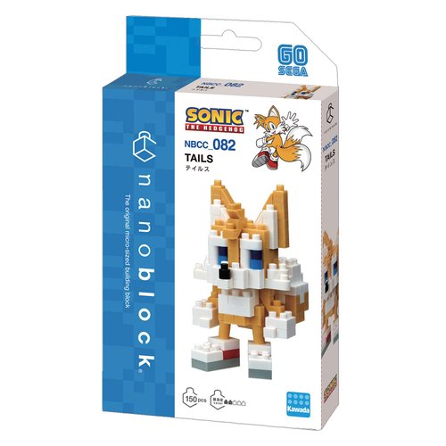 nanoblock - Sonic The Hedgehog - Tails, Character Collection Series Building Kit