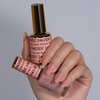 DND Gel DC Sheer Polish Set - 1 each of Gel Polish and Nail Polish, Summa Peach, 0.5 Fl Oz