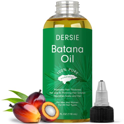 Dersie Batana Oil for Hair Growth: Dr Sebi Organic Raw Batana Oil from Honduras - 100% Pure &amp; Nat...