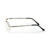 V.W.E. Clear Bifocal Rimless Rectangle Reader Reading glasses - Comfortable Stylish Simple Readers (Gold, 2.50)