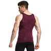 GKVK Mens Slimming Body Shaper Vest Shirt Abs Abdomen Slim, Purple, L(chest size 96cm-101cm/38inches-40inches)