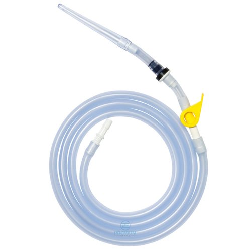 PE Replacement Silicone Enema Hose Assembly. Suitable for Coffee and Water Colon Cleansing. 6.75 Foot Long Hose. by Premium Enema