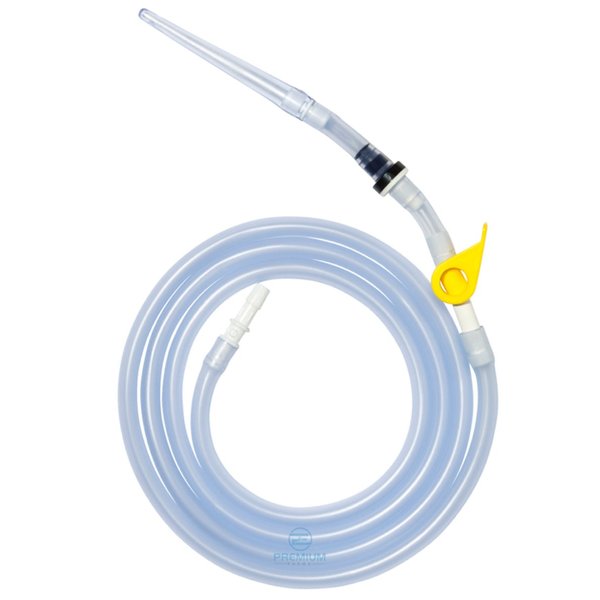 PE Replacement Silicone Enema Hose Assembly. Suitable for Coffee and Water Colon Cleansing. 6.75 Foot Long Hose. by Premium Enema